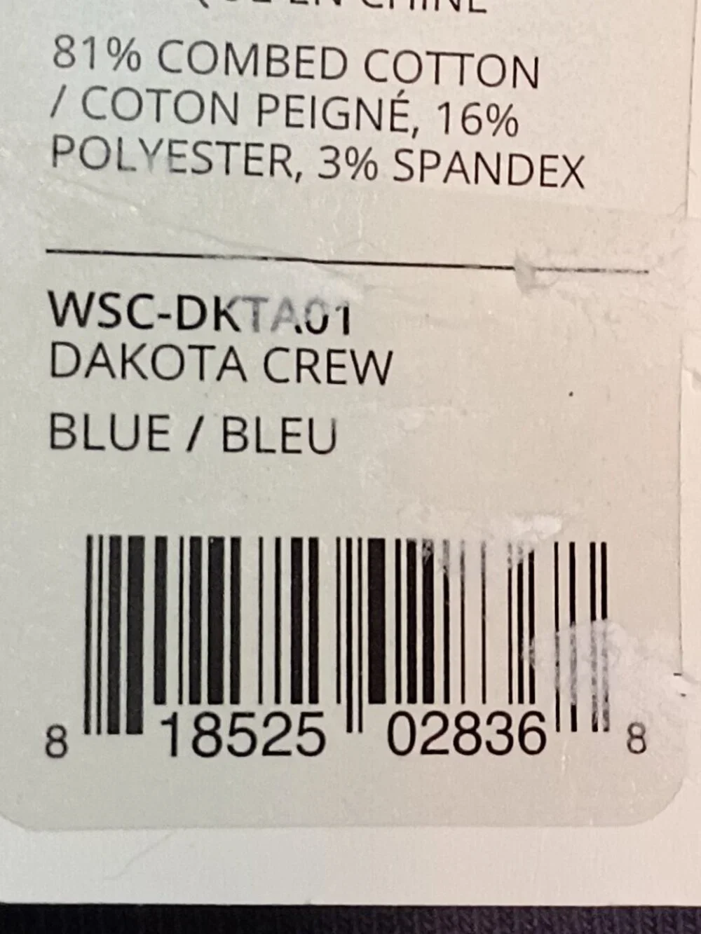 NEW Richer Poorer Dakota Women's Crew Cut Socks Shoes Blue